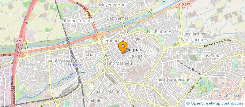 localisation de l'entreprise SARL CASA BONET  PERPIGNAN