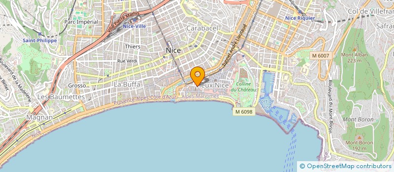 localisation de l'entreprise SARL CASA CONCEPT à NICE