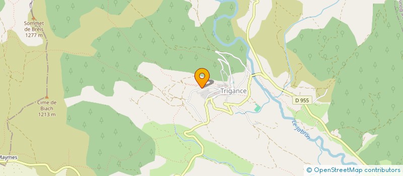 localisation de l'entreprise SARL CASANOVA ANGE  TRIGANCE