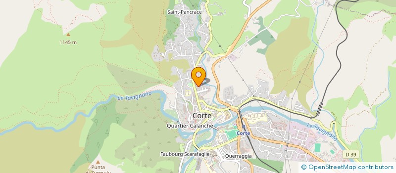 localisation de l'entreprise SARL CASANOVA IMMOBILIER à CORTE