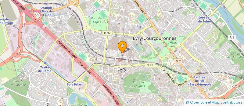 localisation de l'entreprise SARL CASINO à EVRY-COURCOURONNES