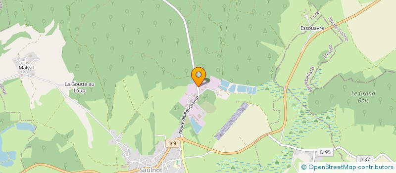 localisation de l'entreprise SARL CASS'AUTO 2000  SAULNOT