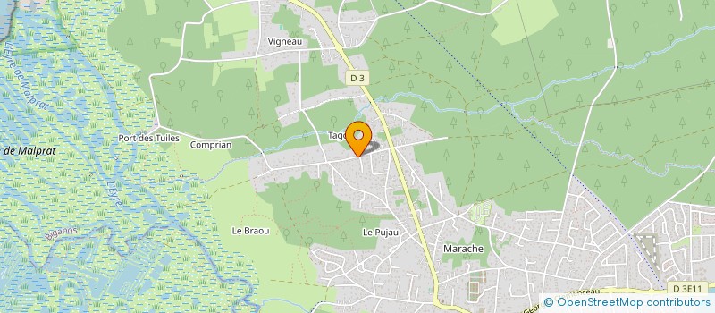 localisation de l'entreprise SARL CASTAIGNEDE LEGRAND à BIGANOS