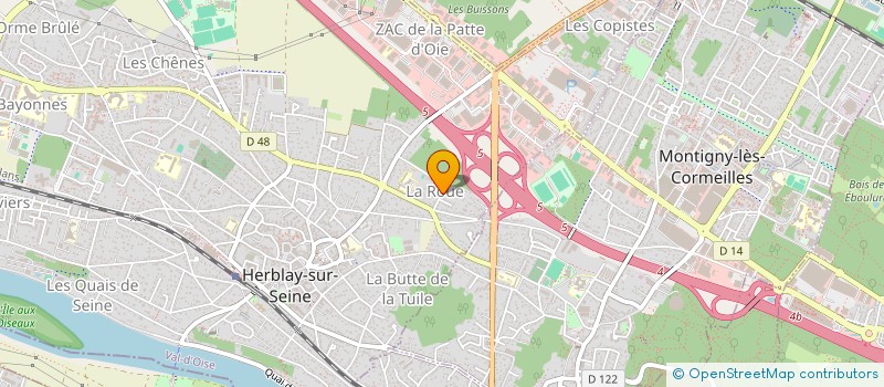 localisation de l'entreprise SARL CASTANHEIRA CARLOS  HERBLAY-SUR-SEINE