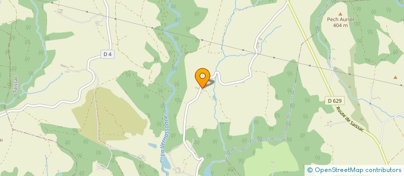 localisation de l'entreprise SARL CASTEL DE BATAILLE  SAISSAC