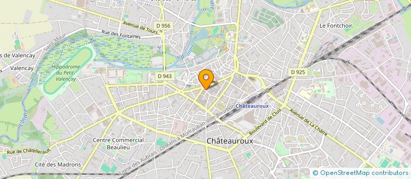 localisation de l'entreprise SARL CASTEL ENERGIE à CHATEAUROUX
