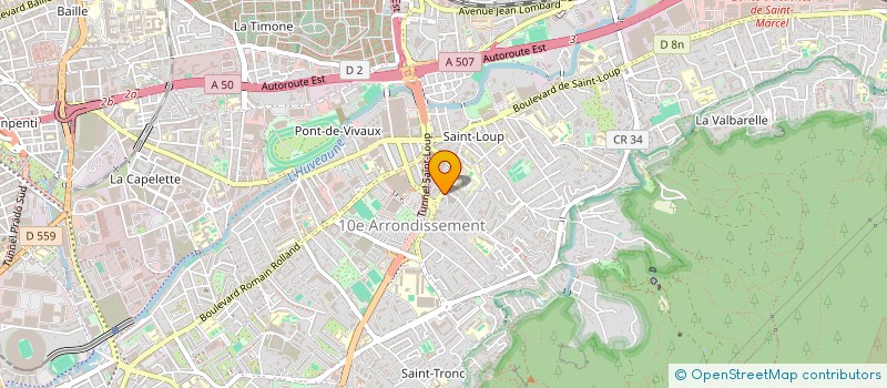 localisation de l'entreprise SARL CASTEL FRANCE à MARSEILLE