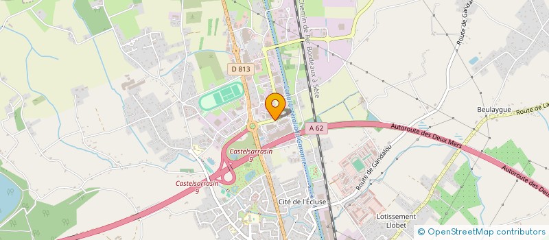 localisation de l'entreprise SARL CASTEL IMPRESSION  CASTELSARRASIN