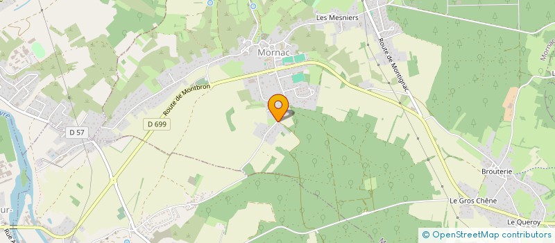 localisation de l'entreprise SARL CASTEL THERMIQUE à MORNAC