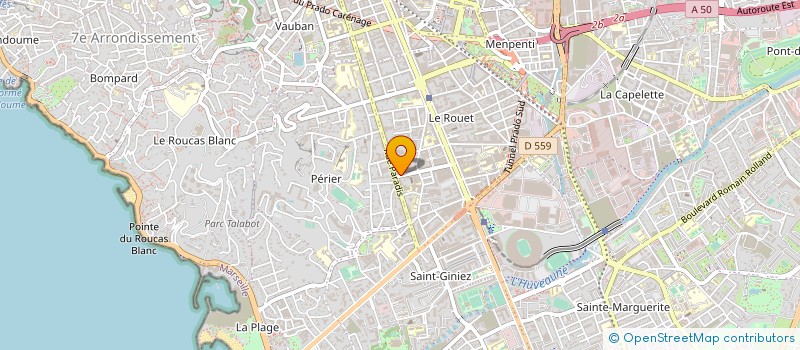 localisation de l'entreprise SARL CASTELLA ET FILS  MARSEILLE