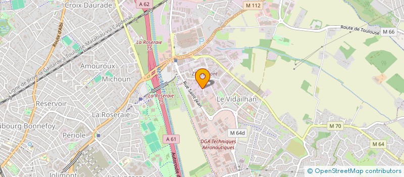 localisation de l'entreprise SARL CASTERAN ET DORLEAC ASSOCIES à BALMA