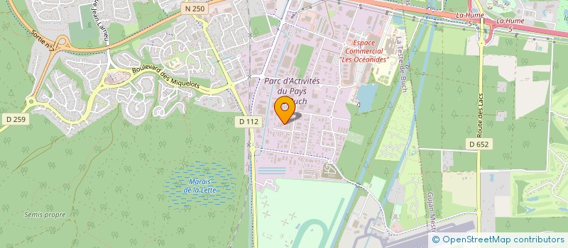 localisation de l'entreprise SARL CASTETS à LA TESTE-DE-BUCH