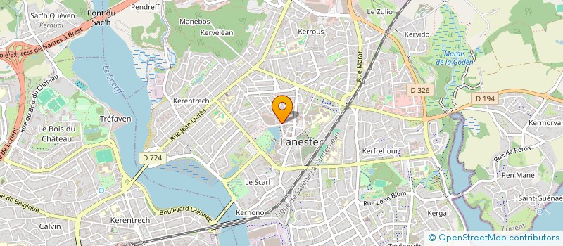 localisation de l'entreprise SARL CASTING  LANESTER