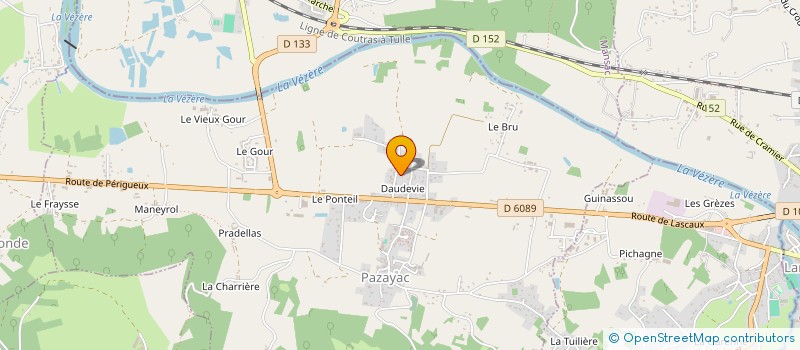 localisation de l'entreprise SARL CASTOR à PAZAYAC
