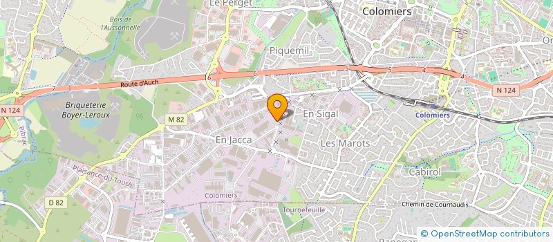 localisation de l'entreprise SARL CASTOR à COLOMIERS