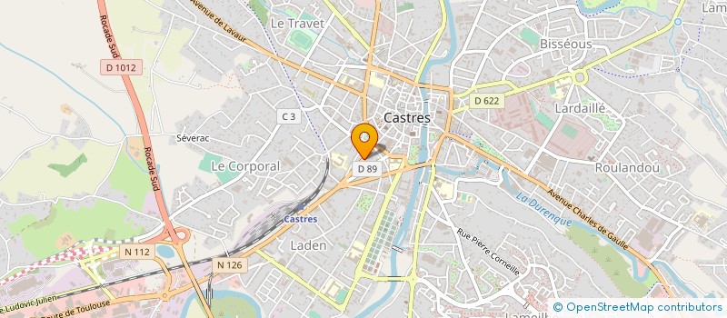 localisation de l'entreprise SARL CASTRES CENTRE AUTOS à CASTRES