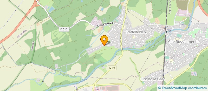 localisation de l'entreprise SARL CASTRO J.A.  STAFFELFELDEN