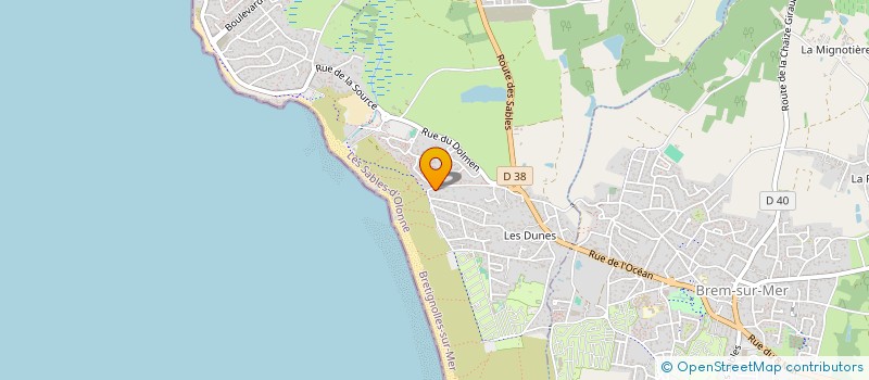 localisation de l'entreprise SARL CAT INVEST  BRETIGNOLLES-SUR-MER