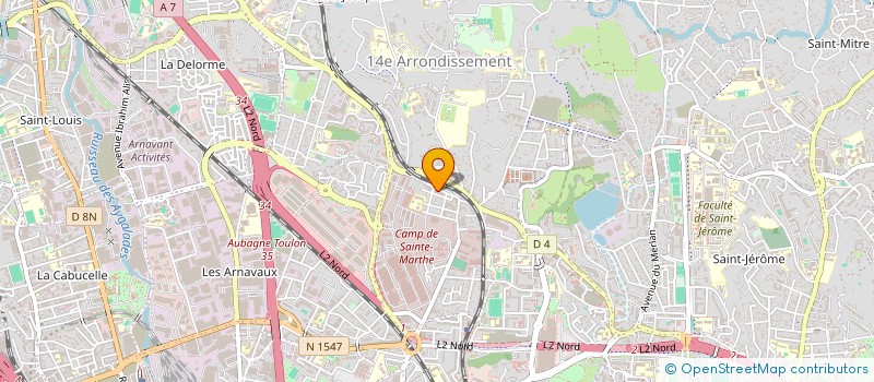 localisation de l'entreprise SARL CAT SECURITE GARDIENNAGE à MARSEILLE