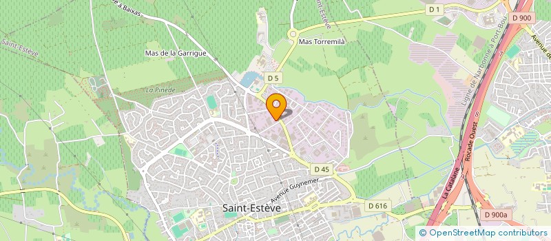 localisation de l'entreprise SARL CATALANE ENTRETIEN DEPANN ELECTRIQ à SAINT-ESTEVE