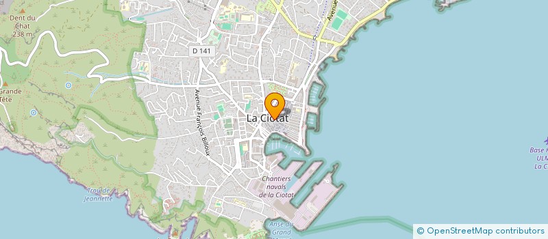 localisation de l'entreprise SARL CATH LOPEZ  LA CIOTAT