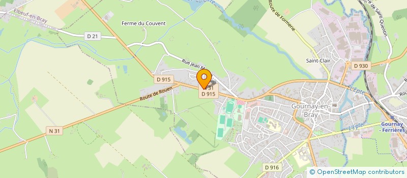 localisation de l'entreprise SARL CATHERINE-CREPIN à GOURNAY-EN-BRAY