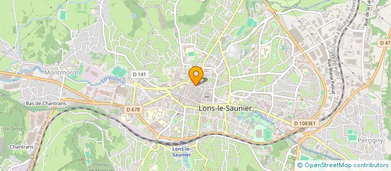 localisation de l'entreprise SARL CATHIE à LONS-LE-SAUNIER