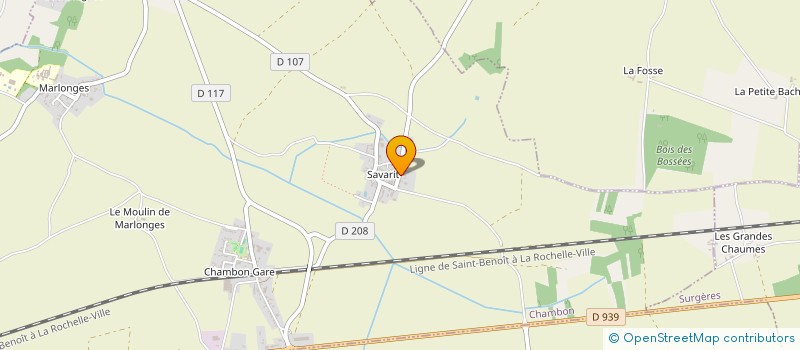 localisation de l'entreprise SARL CATHY  CHAMBON