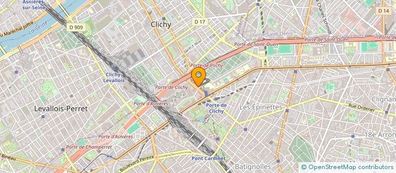 localisation de l'entreprise SARL CATHY  PARIS