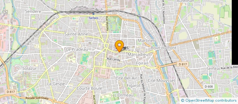 localisation de l'entreprise SARL CATHY à TARBES