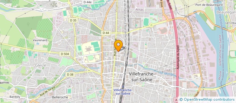 localisation de l'entreprise SARL CATJEF à VILLEFRANCHE-SUR-SAONE