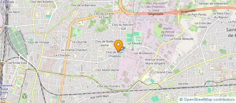 localisation de l'entreprise SARL CATOM à ORLEANS