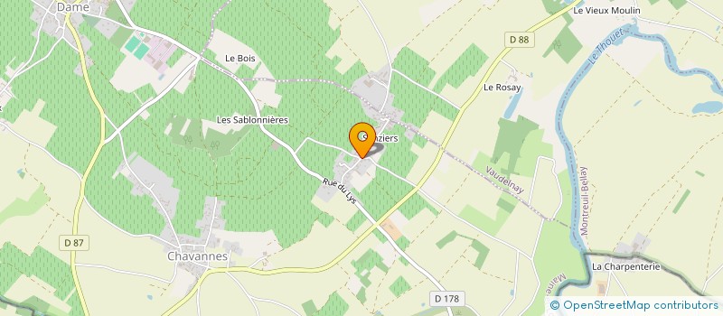 localisation de l'entreprise SARL CATROUX FILS SONORISATION à BELLEVIGNE-LES-CHATEAUX