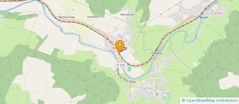 localisation de l'entreprise SARL CATRUCKS  CHANAC