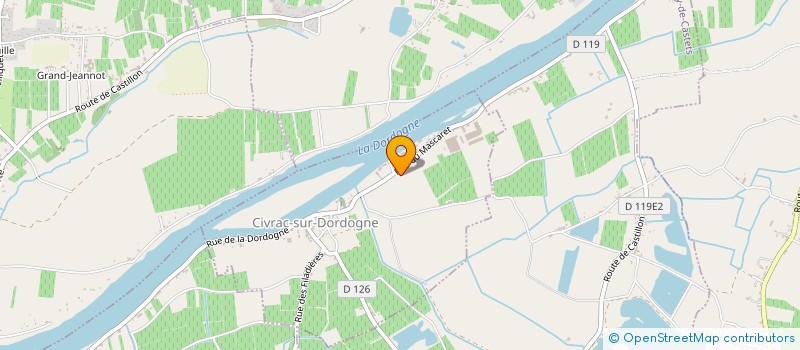 localisation de l'entreprise SARL CATT SERVICE  CIVRAC-SUR-DORDOGNE