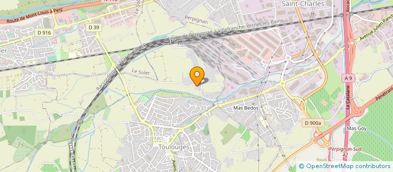 localisation de l'entreprise SARL CATTANEO  TOULOUGES