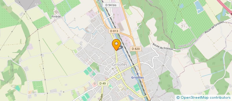 localisation de l'entreprise SARL CATTAZZO FRERES  GRISOLLES