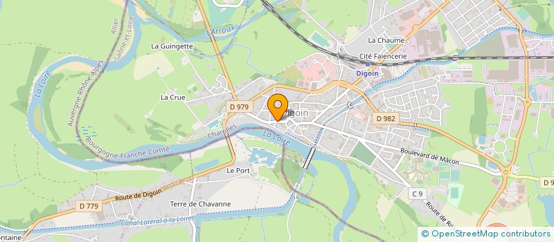 localisation de l'entreprise SARL CAUCHY TRAITEUR à DIGOIN
