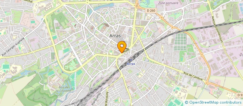 localisation de l'entreprise SARL CAUDRON MARTINS à ARRAS