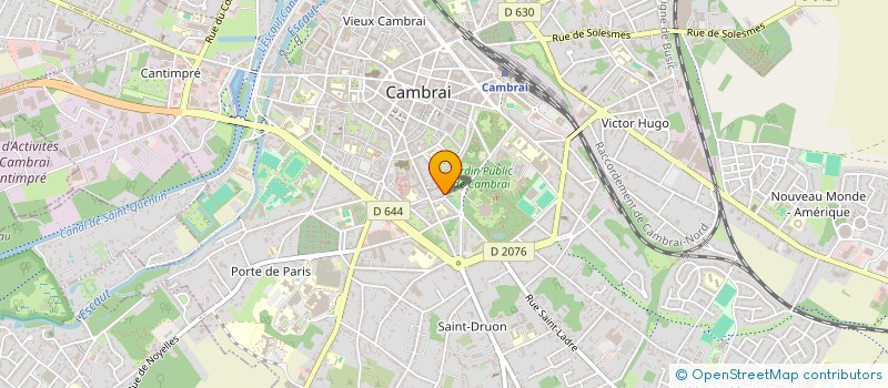 localisation de l'entreprise SARL CAUDRY LOGISTIQUE STOCKAGE à CAMBRAI