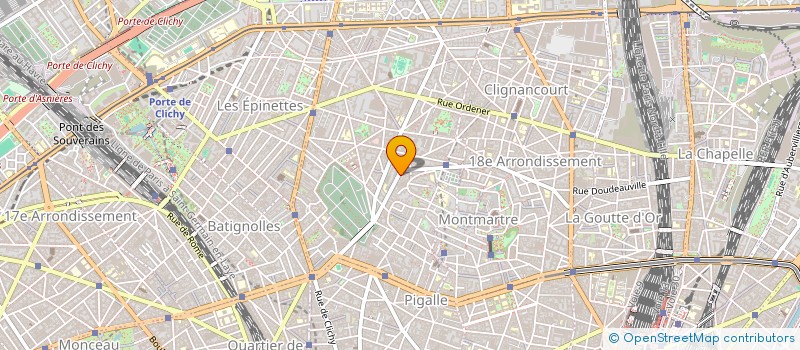 localisation de l'entreprise SARL CAULAINCOURT CUISINES  PARIS