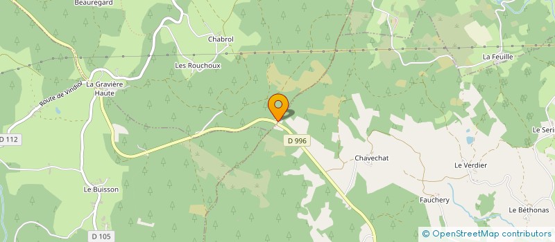 localisation de l'entreprise SARL CAULBI  CUNLHAT