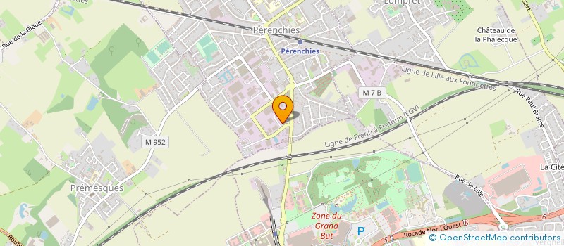 localisation de l'entreprise SARL  CAULIER à PERENCHIES