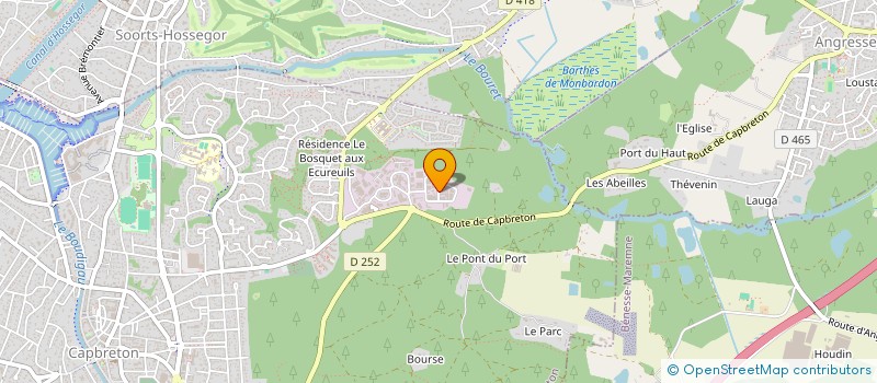 localisation de l'entreprise SARL CAUPIN à CAPBRETON