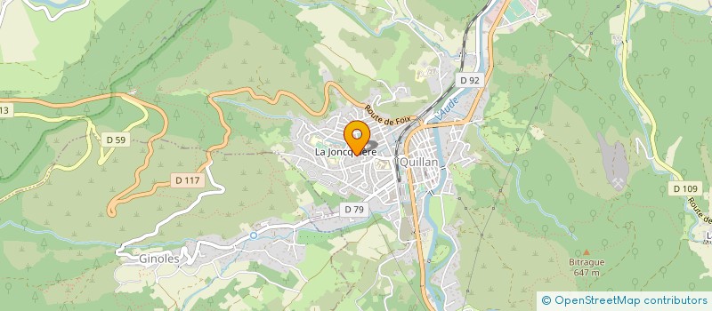 localisation de l'entreprise SARL CAUSSE  QUILLAN