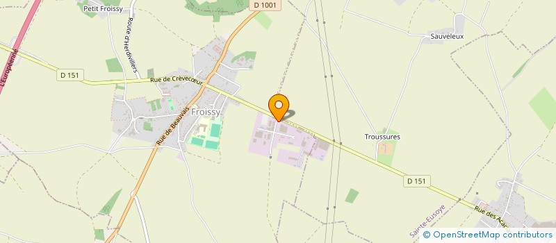 localisation de l'entreprise SARL CAUSSIN TP  FROISSY