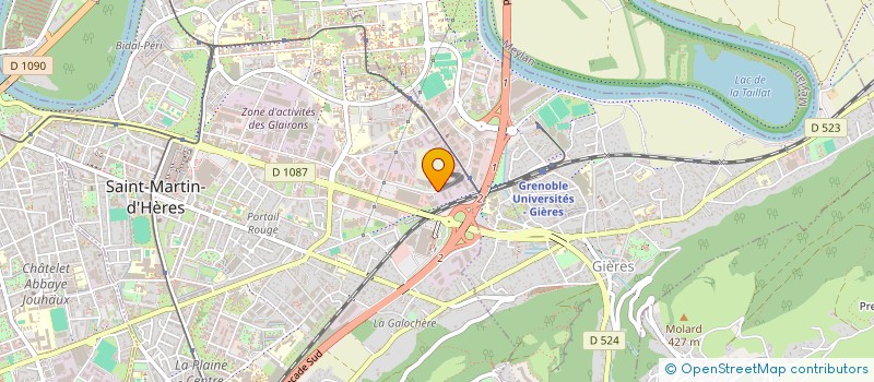 localisation de l'entreprise SARL CAVALAND  SAINT-MARTIN-D'HERES