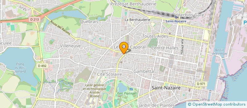 localisation de l'entreprise SARL CAVAYOU  SAINT-NAZAIRE