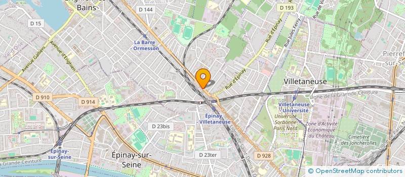 localisation de l'entreprise SARL CAVE COEURET  DEUIL LA BARRE