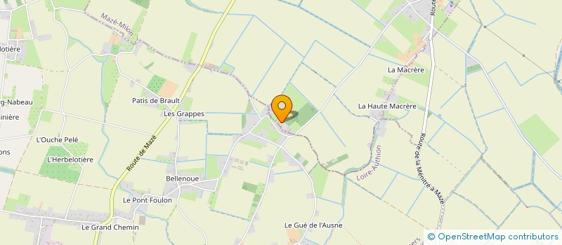 localisation de l'entreprise SARL CAVE DE L'AUTHION à LOIRE-AUTHION